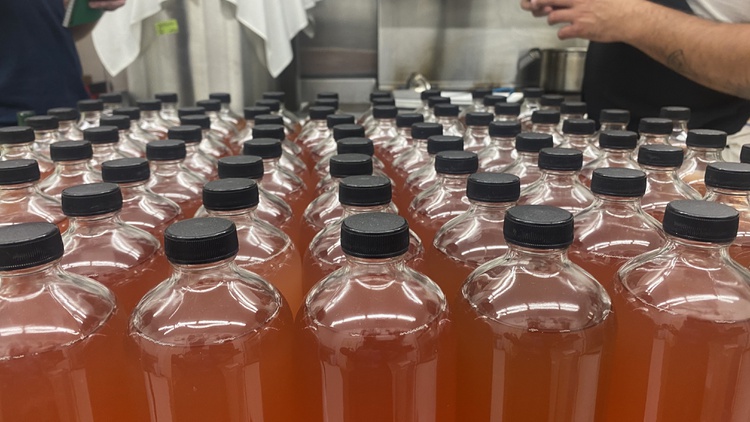 Chef Balo Orozco is making kombucha with rose geranium straight from a guerilla garden.