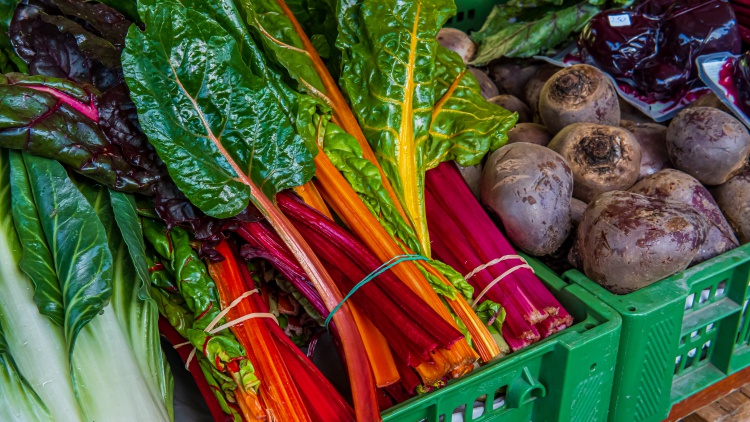 Chef Francesco Lucatorto uses Swiss chard in erbazzone, a dish that reminds him of his childhood in Liguria.