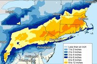 A significant winter storm from the Mid-South will transition into a strong nor'easter for the Mid-Atlantic and New England on Monday.